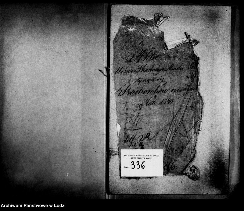 Obraz 5 z jednostki "Akta tyczące się rachunków rocznych za lata 1840"