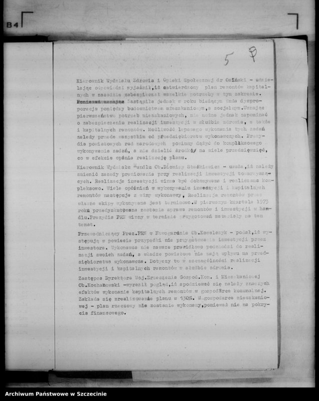 image.from.unit.number "Protokół posiedzenia Prezydium Wojewódzkiej Rady Narodowej  nr 111, miesiąc listopad"