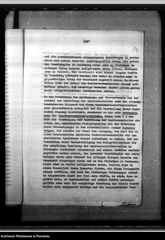 Obraz 19 z jednostki "Besetzung der Stellen in den Sparkassen"