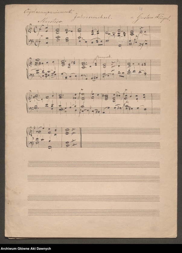 image.from.unit.number "Motet "Mache dich auf! Werde Licht", op. 66, głosy: sopran Ix5 +1, sopran IIx4 + 1, organy x1 + basso x1 (dekomplet)."