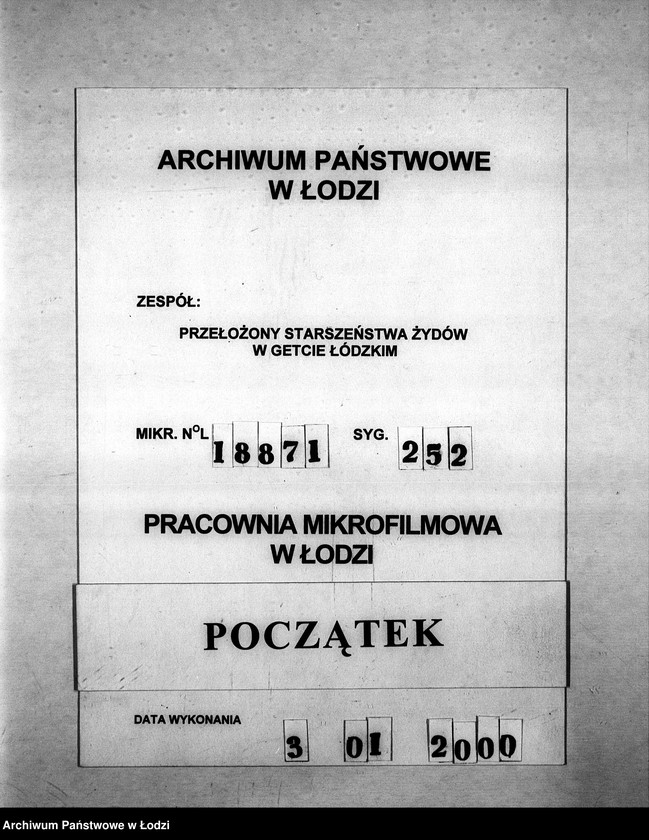 Obraz 1 z jednostki "[Podania o zasiłek pieniężny]"
