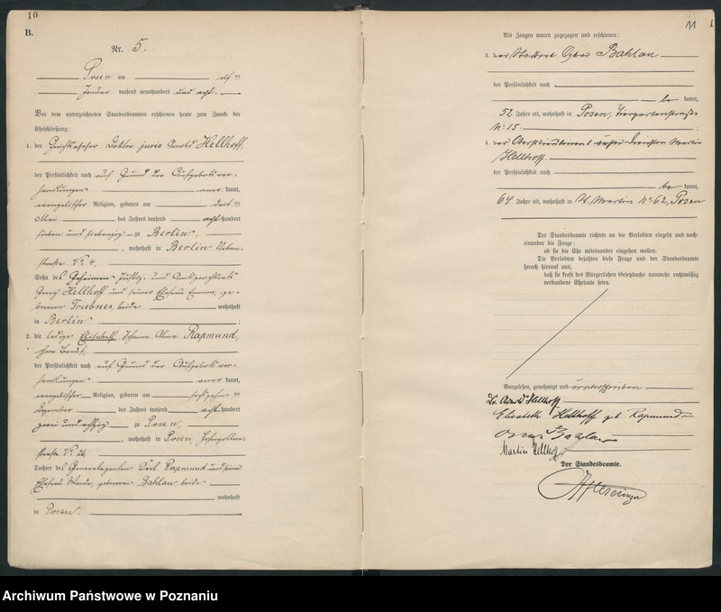 Obraz 7 z jednostki "Księga miejscowa małżeństw tom I [Rejestr główny małżeństw]"