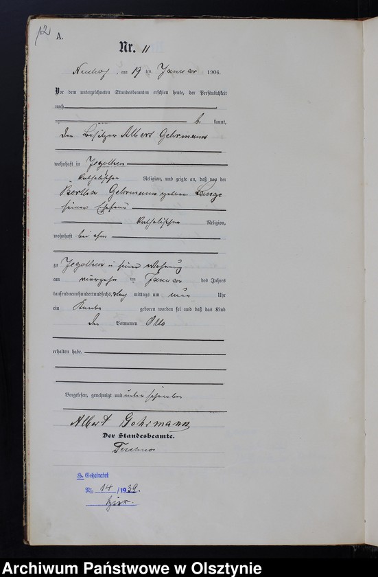 image.from.unit.number "Geburts Haupt-Register Nr.1-129"