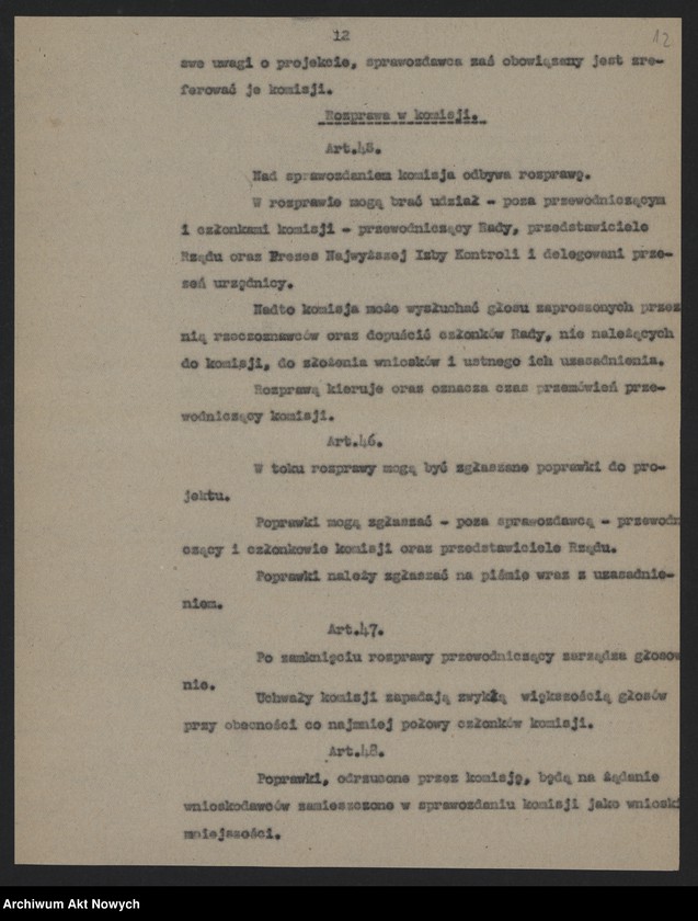 image.from.unit.number "Regulamin Rady Narodowej Rzeczypospolitej Polskiej na emigracji. Zmiany w regulaminie proponowane przez prezydenta W. Raczkiewicza"