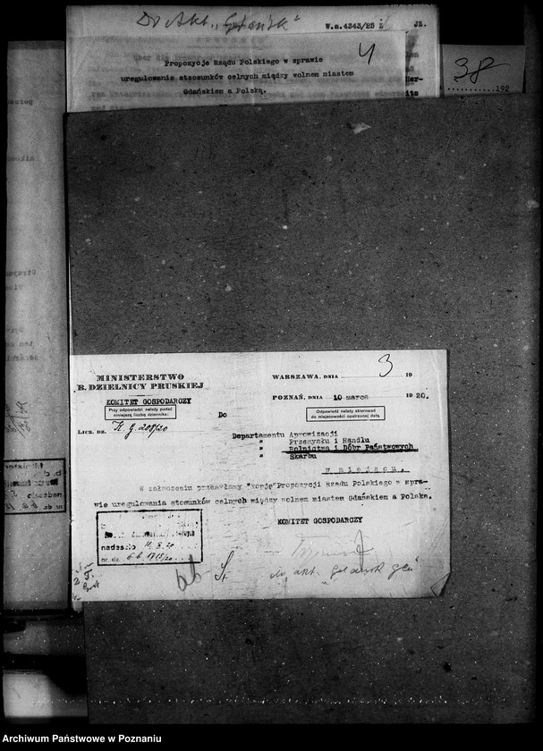 Obraz 7 z jednostki "Sprawy prawne Wolne Miasto Gdańsk [umowy i konwencje]"