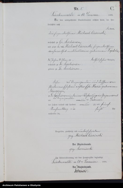 image.from.unit.number "Sterbe-Neben-Register Nr 1 - 121"