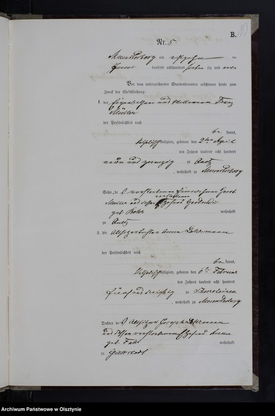 image.from.unit.number "Heiraths-Neben-Register Nr 1 - 13"