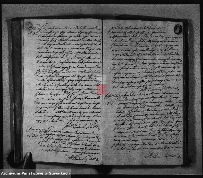 image.from.unit.number "Księga Duplikat zamykająca w sobie Akta Urodzonych Zaślubionych i Zejscia z Roku 1831"