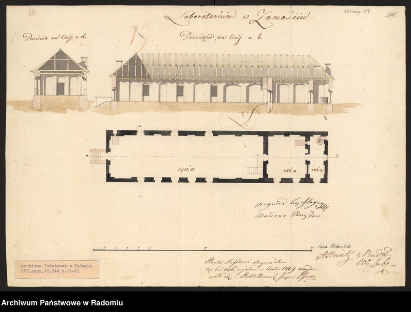 image.from.unit.number "[12 rysunków zabudowań ordynackich w Zamościu i Janowicach - dowody do zakończonego 6 CI 1817 r. protokołu likwidacyjnego Kommissyi dla Oszacowania Szkód Zamościa, dołączone przez pełnomocnika Ordynata w związku z zajęciem miasta Zamościa na twierdzę]"
