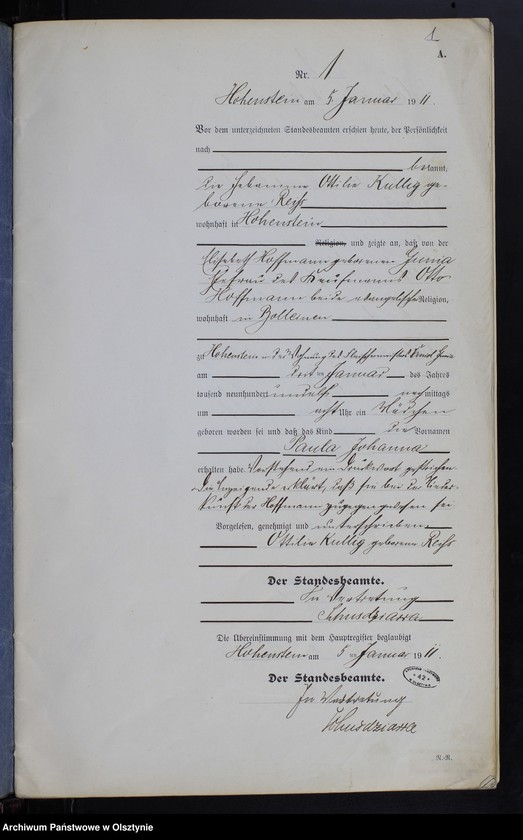 image.from.unit.number "Geburts-Neben-Register Nr 1 - 77"