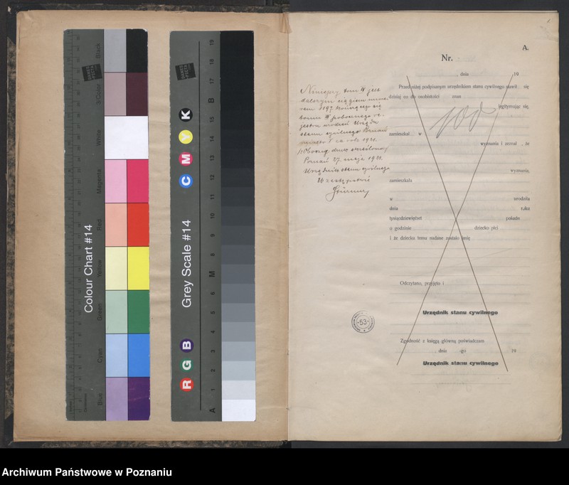 Obraz 3 z jednostki "Księga urodzeń odpis tom IV [Rejestr poboczny urodzeń]"