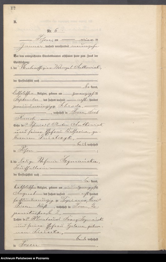 image.from.unit.number "Księga miejscowa małżeństw tom I [Rejestr główny małżeństw]"