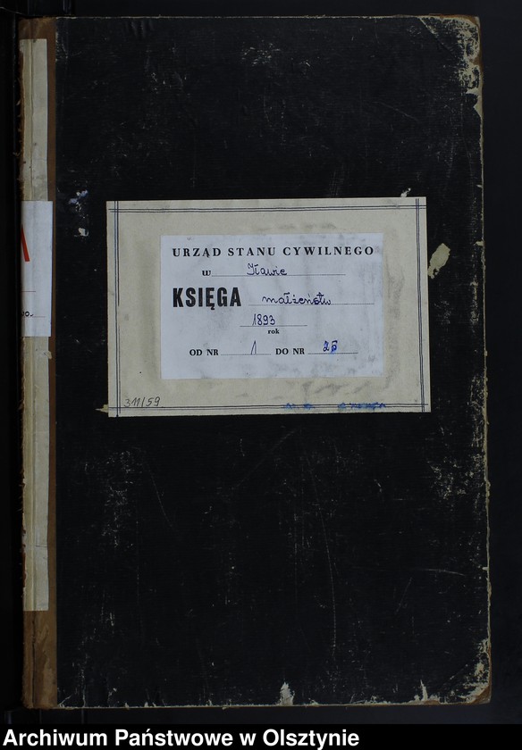 image.from.unit.number "Heiraths-Neben-Register Nr 1 - 25"