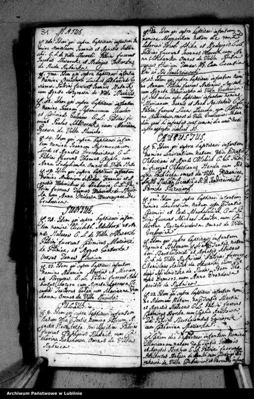 Obraz 19 z jednostki "Liber baptisatorum, copulatorum et mortuorum"