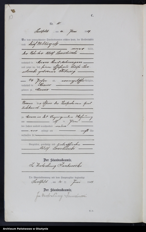 image.from.unit.number "Sterbe-Neben-Register Nr 1 - 26"