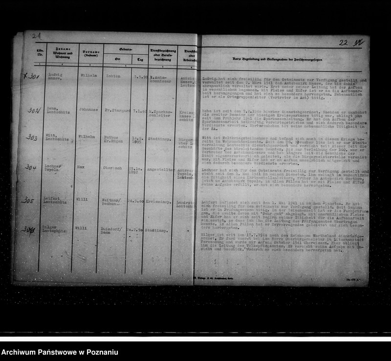 Obraz 19 z jednostki "Podania o odznaczenia dla urzędników z terenu działalności rejencji łódzkiej"