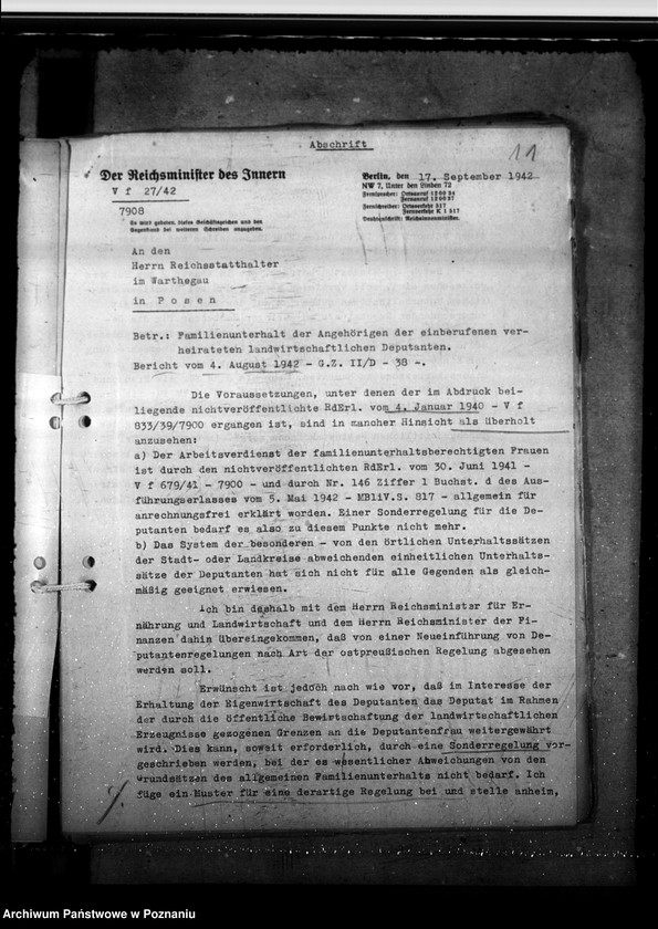 Obraz 15 z jednostki "Familienunterhalt für verheiratete landwirtschaftliche Deputanten und Tagelöhner"