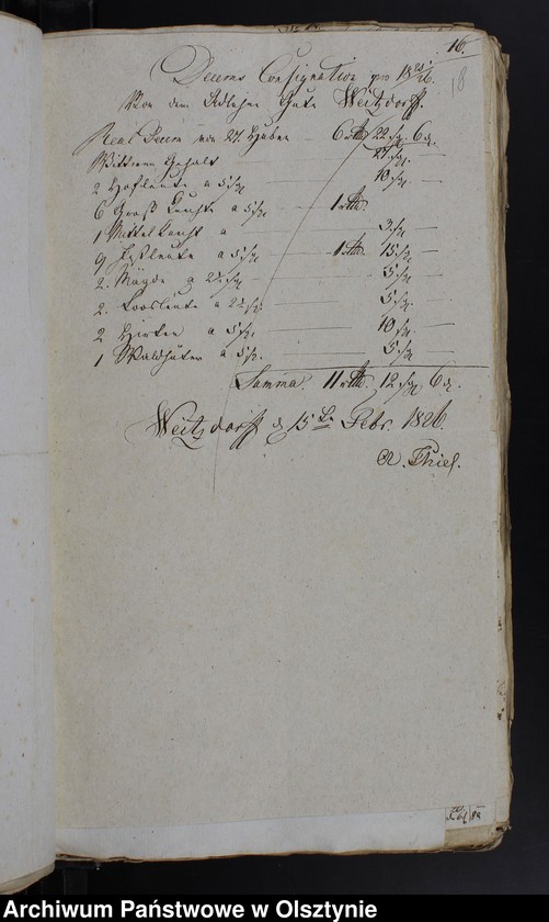 image.from.unit.number "Belaege zur deutschen Kirchen Rechnung von Rastenburg"