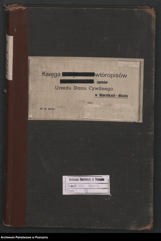 Obraz 2 z jednostki "Księga zgonów"