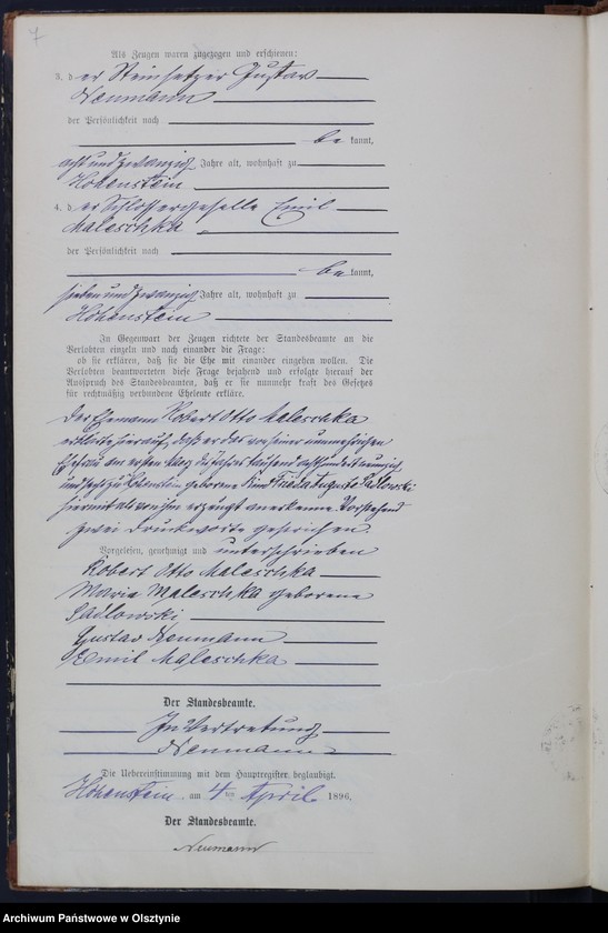 image.from.unit.number "Heiraths-Neben-Register Nr 1 - 11"