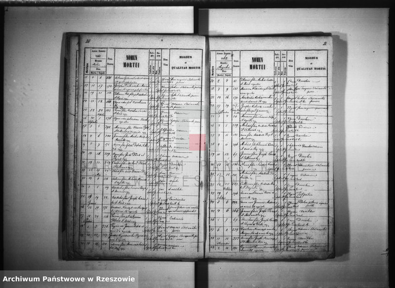 image.from.unit.number "Księga zgonów - Giedlarowa"