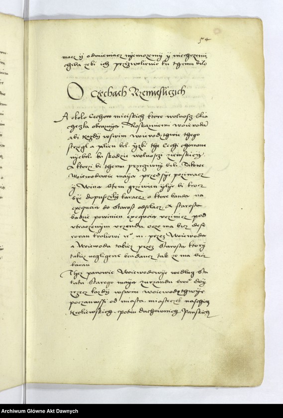 Obraz 4 z kolekcji "Najstarsza polskojęzyczna konstytucja sejmowa"