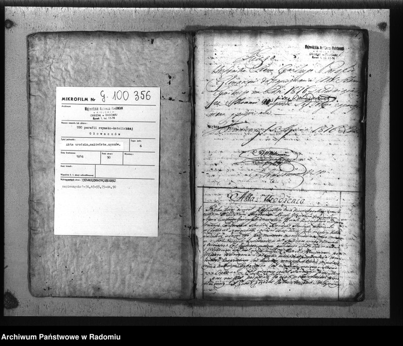 image.from.unit.number "[Akta urodzonych, zaślubionych i zmarłych parafii 1816 r.]"