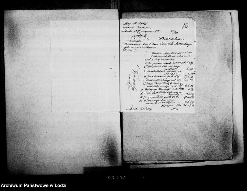 Obraz 11 z jednostki "Akta tyczące się awizacji"