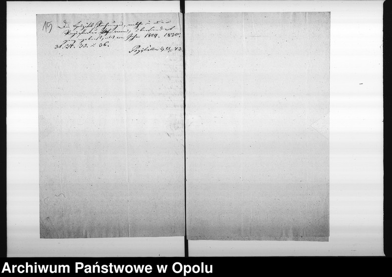 Obraz 15 z jednostki "Acta des Magistrats zu Oppeln betreffend: die Ablösung der Fleischbankgerechtigkeit der Paul Jelonekschen Erben sub No 13"