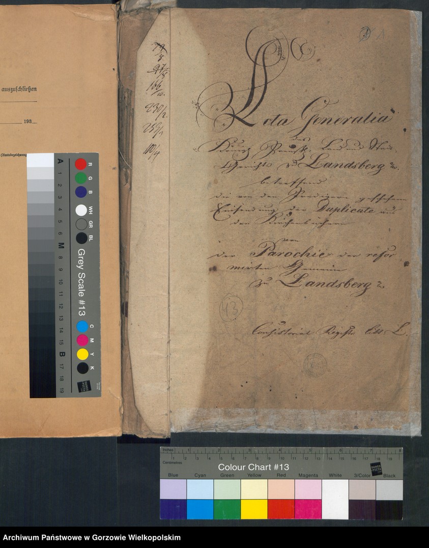 image.from.unit.number "Duplikate der Reformierte Gemeinde zu Landsberg an der Warthe (zawiera także: Miltäir für die Garnison 3 und 4 Escadron des III Dragoner Regiment, 3 Bataillons des 14 Landwehrregiment, 3 Brigade z lat 1833-1848)"