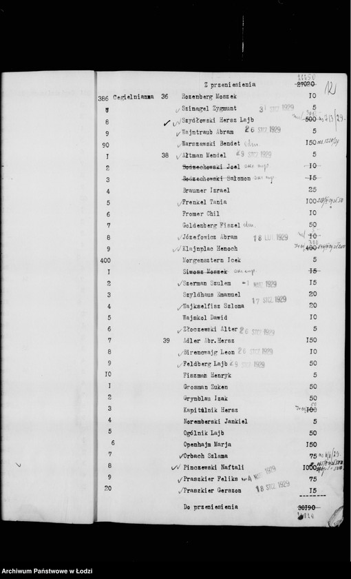 Obraz 15 z jednostki "Rejestr poborczy"