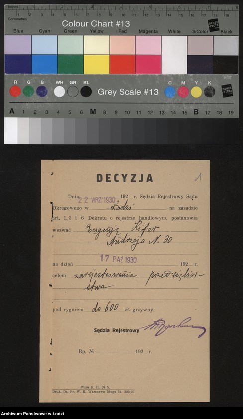 Obraz 3 z jednostki "Gitla Kifer – sklep galanteryjny"