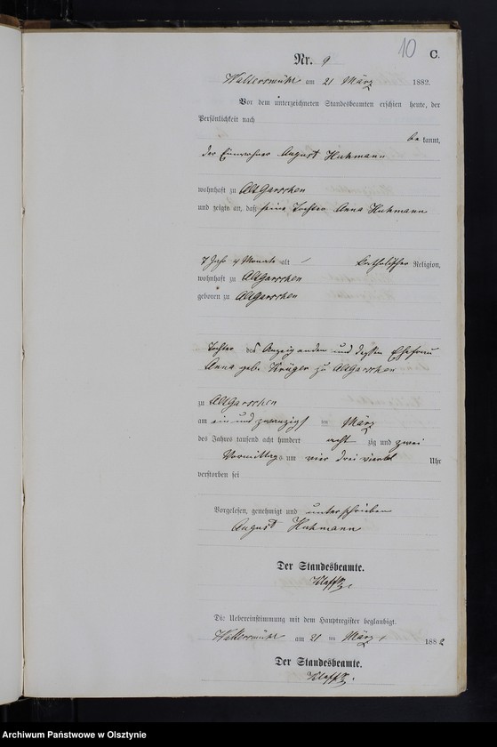 image.from.unit.number "Sterbe-Neben-Register Nr 1 - 46"