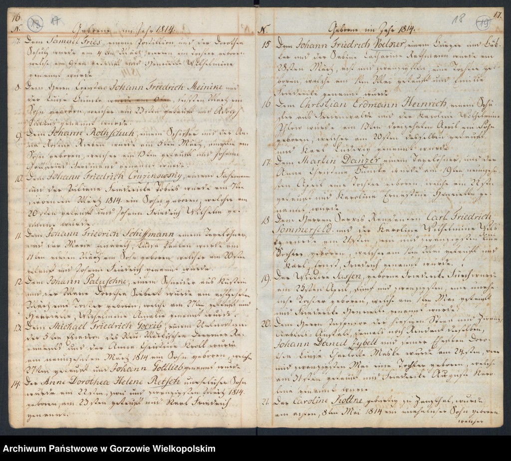 image.from.unit.number "Geborne und Copulirte in der Gemeine der Concordien Kirche zu Landsberg an der Warthe (dotyczy Lutherischen Gemeine)"