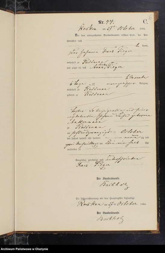 image.from.unit.number "Sterbe-Neben-Register II Nr 40 - 48"