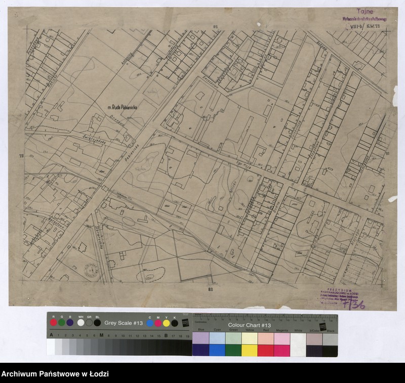 Obraz 1 z jednostki "Plan m. Łodzi 1:2000. Sekcja SW72"