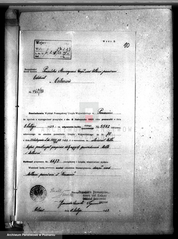 image.from.unit.number "Krotoszyńska fabryka kaszy Ekstra w Krotoszynie nr woj. kotła 70"
