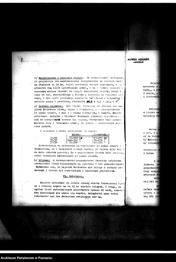 Obraz 12 z jednostki "Majątek Pawłowice powiatu poznańskiego wyłączenie z art. 5 ustawy o wykonaniu reformy rolnej"