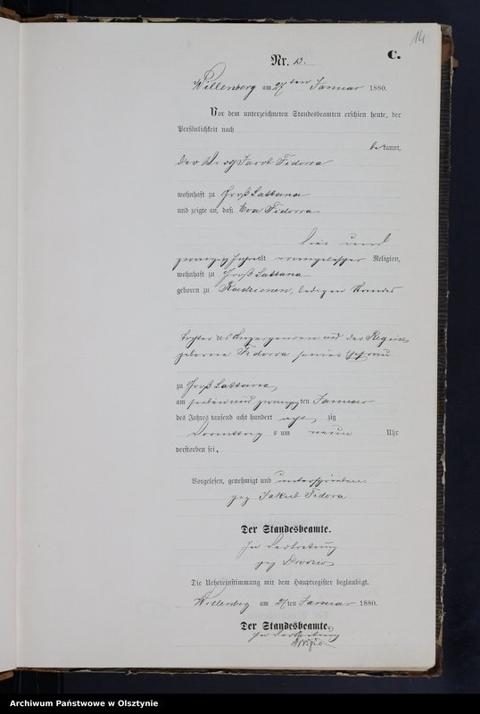 image.from.unit.number "Sterbe-Neben-Register Nr 1 - 148"