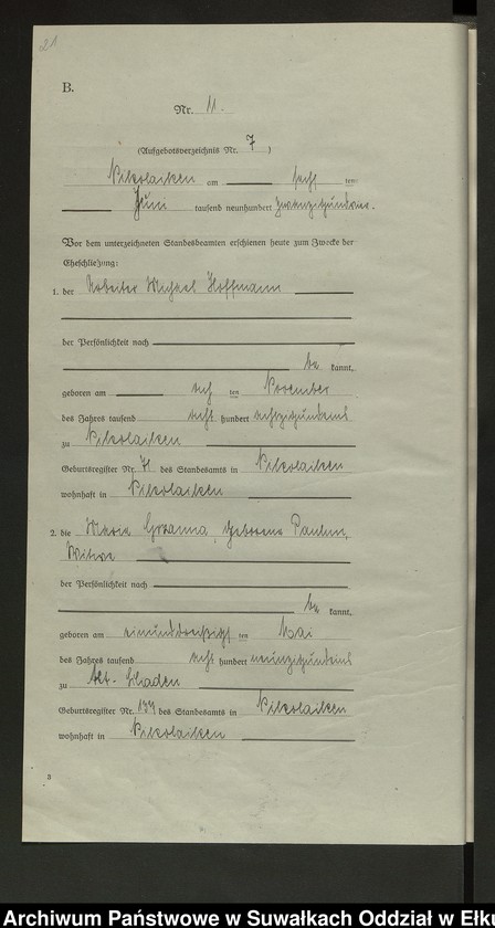 image.from.unit.number "Heirats=Haupt=Register des Königlichen Preussischen Standes-Amtes Nikolaiken Kreis Sensburg"