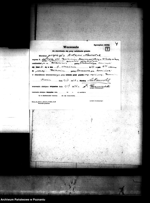 Obraz 7 z jednostki "Dowody pomiarowe gminy Sławoszewek powiatu konińskiego"