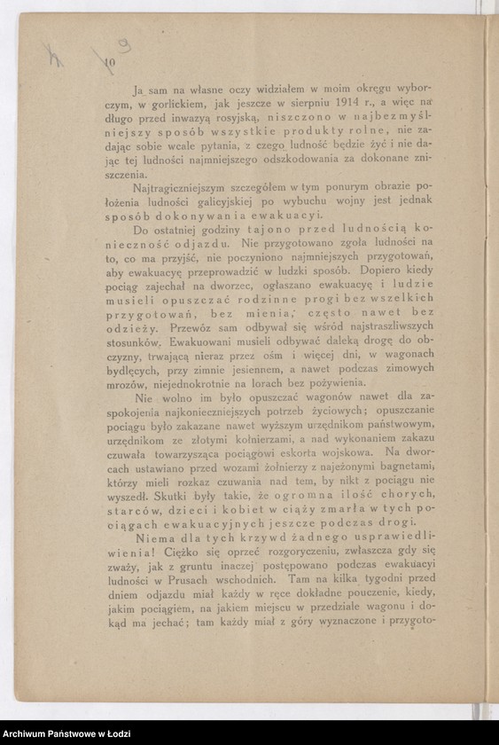 Obraz 9 z jednostki "[Broszura zawierająca treść wystąpienia posła Władysława Długosza]"