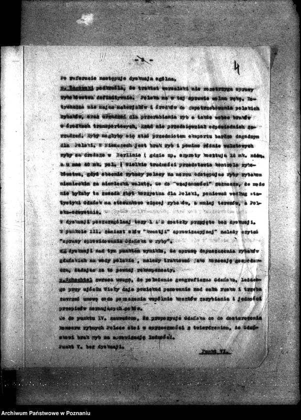 Obraz 8 z jednostki "Sprawy szczegółowo-administracyjne Pertraktacje z Niemcami w sprawie rybołówstwa morskiego"