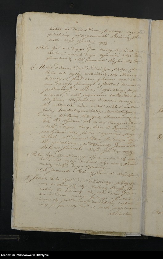 image.from.unit.number "Akta Zapowiedzi Gmina Janow powiat przasnyski z roku 1815-o/16"