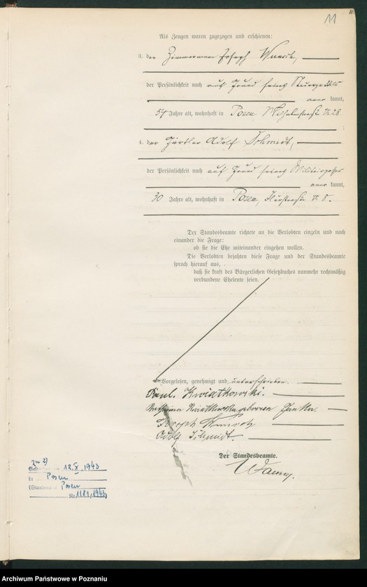 Obraz 12 z jednostki "Księga miejscowa małżeństw tom I"