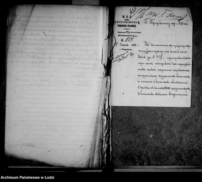 Obraz 10 z jednostki "O perepisi domov i stroenji v gor. Lodzi dlja obloženija ich podymnoju podatju na 1897-1901 gody"