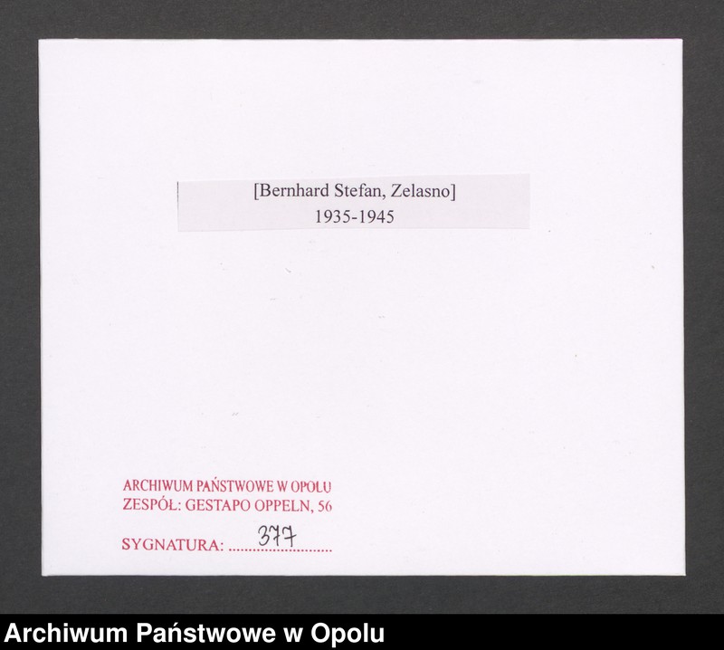 Obraz 2 z jednostki "[Bernhard Stefan, Zelasno]"