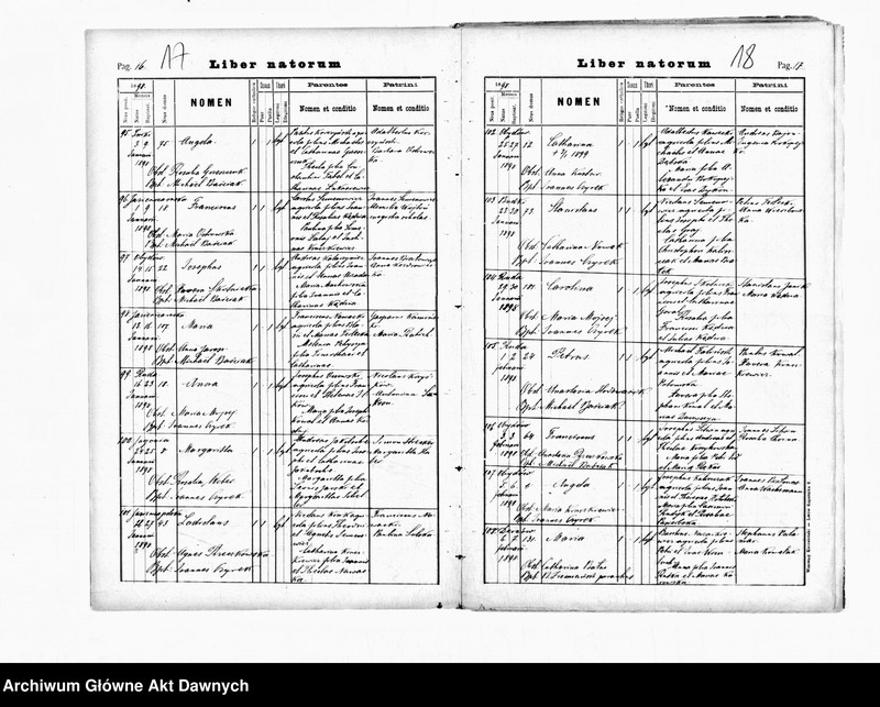 image.from.unit.number "Parafia: Kamionka Strumiłowa. Dekanat: Gliniany. Kopie z ksiąg metrykalnych ur., zg. dla całej parafii (miasto Kamionka i wsie)."