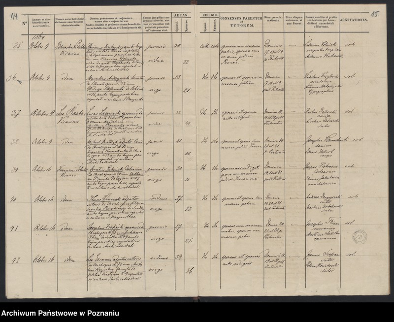 Obraz 10 z jednostki "Księga małżeństw"