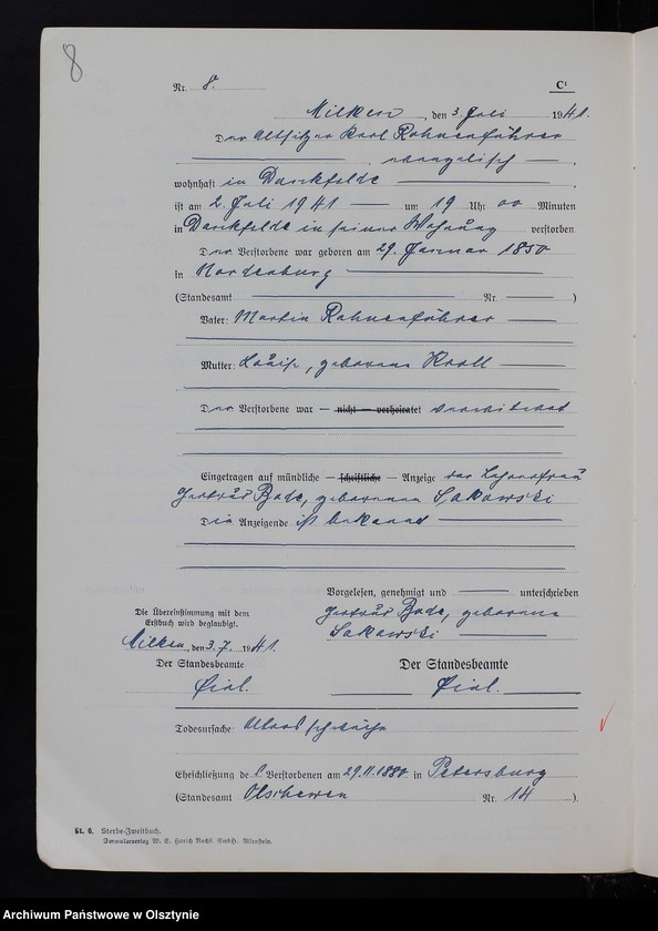 image.from.unit.number "Sterbe-Zweitbuch Nr 1 - 23"